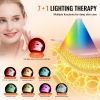 VEVOR Red Light Therapy Mask 7-Color LED Face Mask Light Therapy with 850nm NIR