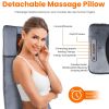 Full Body Electric Massage Mat with Heat Vibration Massage Pad Cushion Back Massage Mattress Chair Pad with Neck Massage Pillow with 10 Vibration Moto