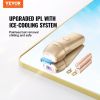 VEVOR IPL Hair Removal, Permanent Hair Removal with Ice Cooling System for Women Men, Auto/Manual Modes & 5 Levels