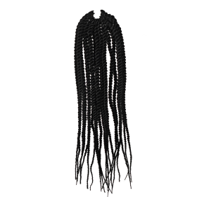 4X EZ SENEGALESE BRAID Long Crochet Braid Synthetic Hairstyle Black Burgundy Brown Ladies Box Braid Crochet Hair-16 Inch (Option: Wig braid)
