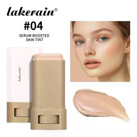 6Color Tinted Foundation Cream Stick Waterproof Lasting Oil-control Cover Acne Makeup Smooth Moisturize Concealer Serum Balm (Color: 04)