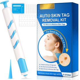 3 In1 Painless Auto Skin Tag Mole Wart Removal Kit Cleaning Tools Face Skin Care Body Wart Dot Treatments Remover Beauty Health (Color: Type 2)